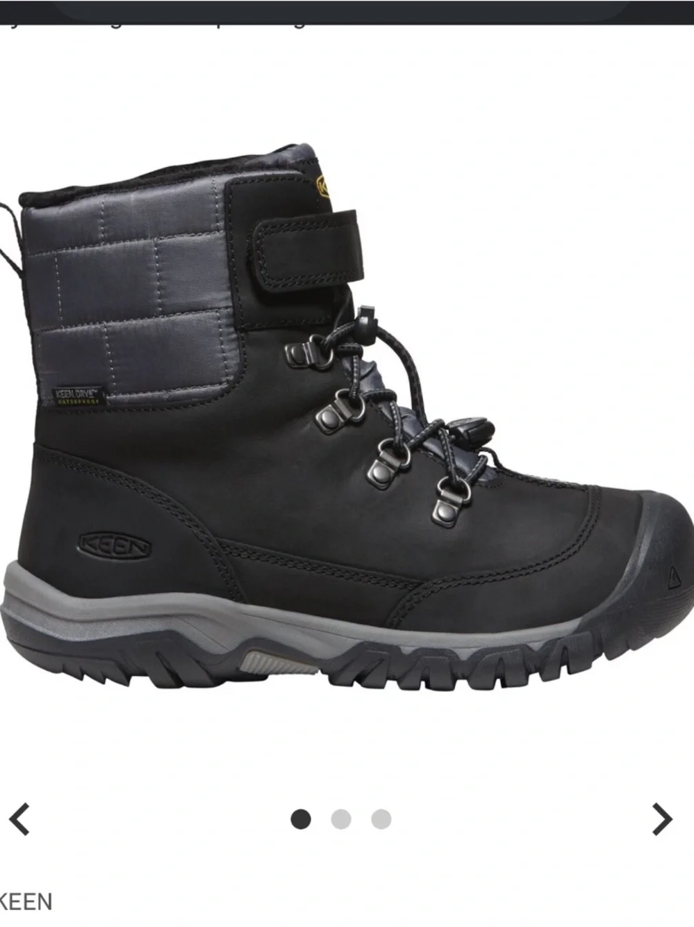 Keen Kanibou Waterproof Winter Boots Kids Size 10